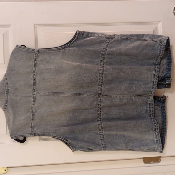 SOLD 💝3 FOR $30💝 Lucky Brand Soft Denim Vest XL - Picture 6 of 6